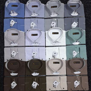 BS57-doshin-all-colors.jpg مجموعه کامل رنگ‌های پیراهن مردانه دوشین BS57 | بلک سان